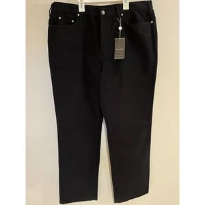 Joseph Abboud Mens Size 38x30 Black Casual Pants 100% Cotton NEW With Tags